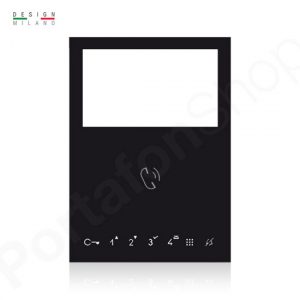 prednja crna maska za mini portafonski monitor